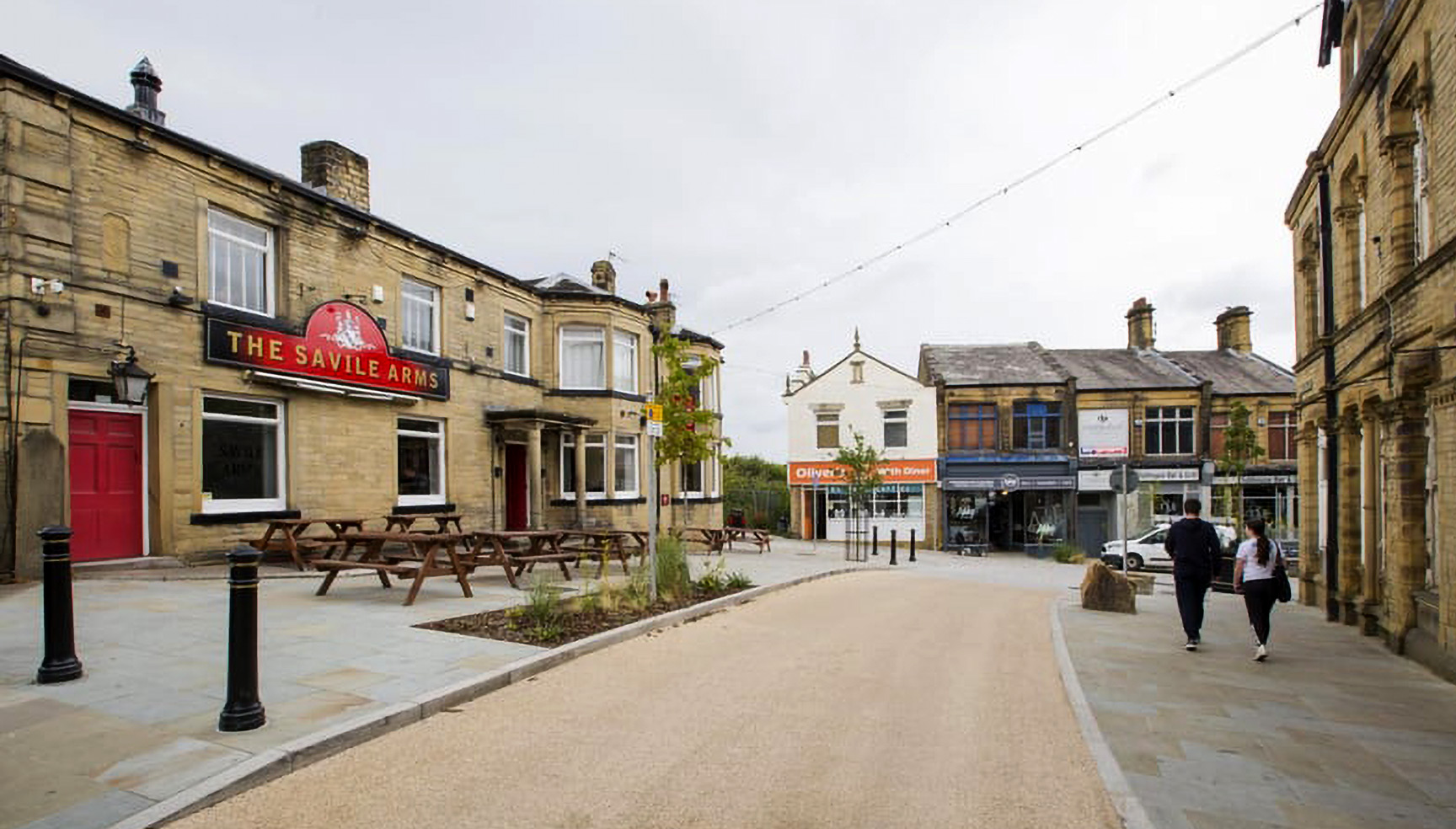 External view after £6M town upgrade